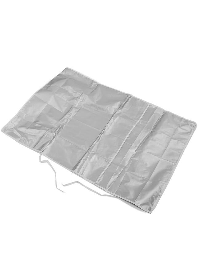 غطاء مكيف الهواء الشمسي الواقي من الماء والغبار لحماية مكيف الهواء في الشتاء، للتركيب في الخارج، بحجم 75x26x57 سم / 29.5x10.2x22.4 بوصة - Image 4